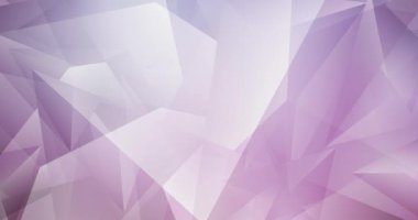 Açık mor 4K döngü, çokgen şekilli pembe video.