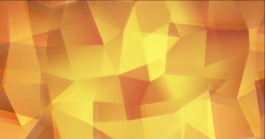 Açık turuncu renkli, çokgen şekilli 4K döngüsü.