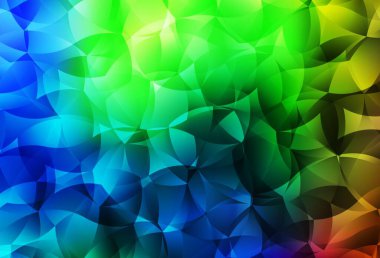 Koyu Çokrenkli vektör soyut çokgen arkaplan. Zarif üçgenleri olan soyut çizimler. Marka kitabınız için yeni şablon.