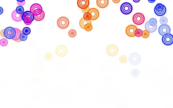 Светло Фиолетовый Векторный Фон Пятнами Абстрактная Иллюстрация Цветными Пузырями Стиле — стоковый вектор