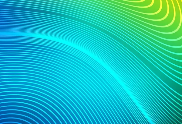 浅蓝色 绿色矢量布局与水平线 闪烁着带皱纹线条的抽象插图 手机显示屏的背景 — 图库矢量图片