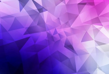 Açık Mor, Pembe vektör, üçgen çizim. Üçgenli modern soyut çizim. Web siteniz için yeni bir doku.