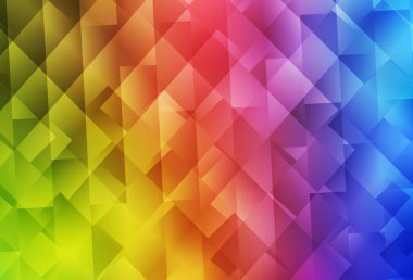 Dikdörtgenli hafif çokrenkli vektör arkaplanı. Dikdörtgen şekilli soyut çizimler. İniş sayfası için modern şablon.