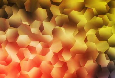 Açık Kırmızı, Sarı vektör soyut mozaik fon. Üçgenli parlak renkli çizimler. İşiniz için en iyi üçgen tasarım.