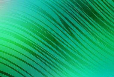 Çizgileri olan açık yeşil vektör arkaplanı. Renkli çizgileri ve şekilleri olan bir örnek. Cep telefonu ekranları için arkaplan.