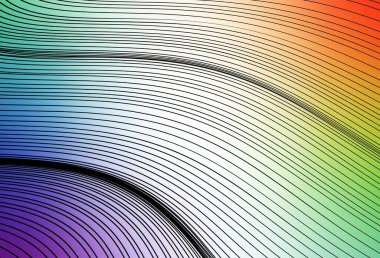 Açık Çoklu Renkli Vektör Arkaplanı Wry çizgileri ile. Yaratıcı illüstrasyon, yarım tonlu ve eğimli. İşiniz için en iyi tasarım.