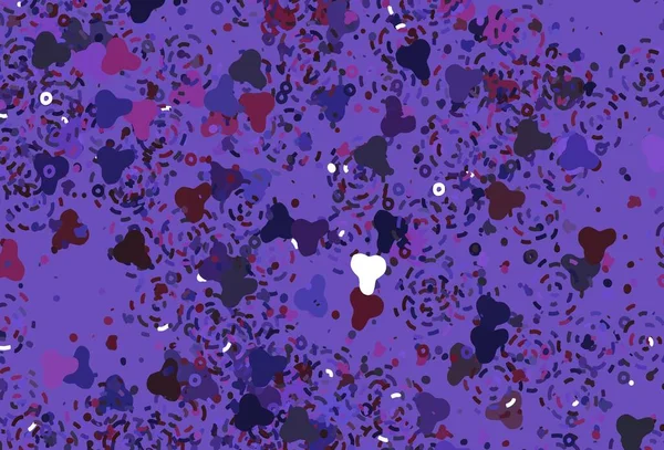 Luz Púrpura Fondo Vectorial Rosa Con Formas Abstractas Ilustración Colorida — Vector de stock