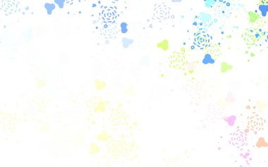 Karmaşık şekilli hafif çokrenkli vektör şablonu. Modern tarzda değişen renkli kaotik formlar. İşiniz için en iyi akıllı tasarım.