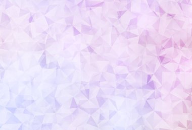 Açık Mor, Pembe vektör düşük polimer arkaplan. Gradyanı olan üçgen geometrik örnek. Bir markanın arkaplanı için desen.