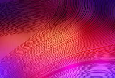 Açık pembe, kıvrımlı sarı vektör dokusu. Basit bir şekilde yepyeni renkli bir tasvir. Web siteniz için soyut tasarım.