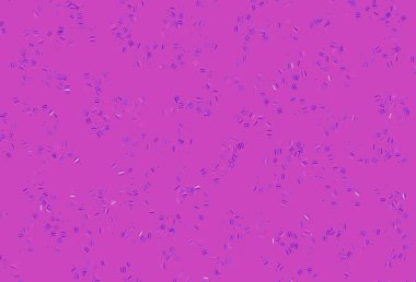Açık Mor, keskin çizgileri olan pembe vektör deseni, noktalar. Soyut şablon üzerinde çizgileri olan renkli, parlak bir illüstrasyon. Reklam, kitapçıklar, broşürler için desen.