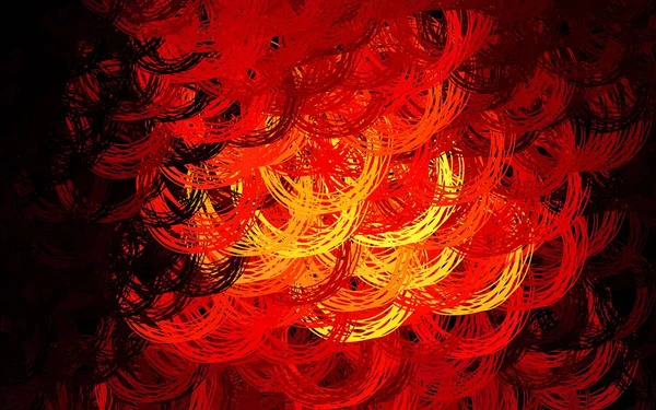 Темно Красный Векторный Фон Мокрыми Линиями Яркая Иллюстрация Состоящая Изогнутых — стоковый вектор