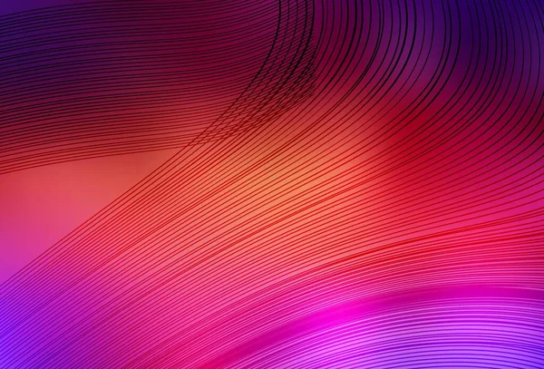 Açık pembe, kıvrımlı sarı vektör dokusu. Basit bir şekilde yepyeni renkli bir tasvir. Web siteniz için soyut tasarım.