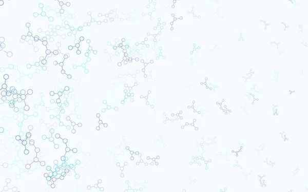 Bleu Clair Fond Vectoriel Rouge Avec Des Formes Intelligence Artificielle — Image vectorielle