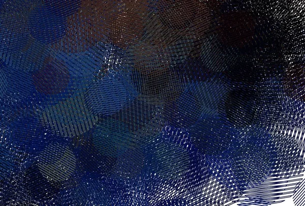 Bleu Clair Texture Vectorielle Jaune Avec Disques Belle Illustration Colorée — Image vectorielle