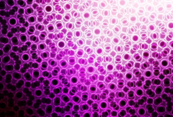 Dairesel açık pembe vektör şablonu. Soyut arka planda bulanık kabarcıklar ve renkli gradyan. Marka kitabınız için yeni şablon.