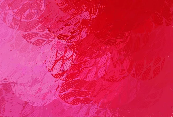 Lichtroze Rode Vectortextuur Met Abstracte Vormen Eenvoudige Kleurrijke Illustratie Met — Stockvector