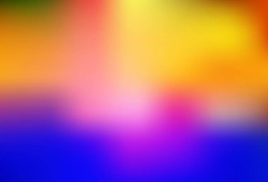 Açık mavi, sarı vektör renkli bulanık arkaplan. Gradyan tasarımlı, soyut, ışıltılı çizimler. İşiniz için yepyeni bir tasarım..