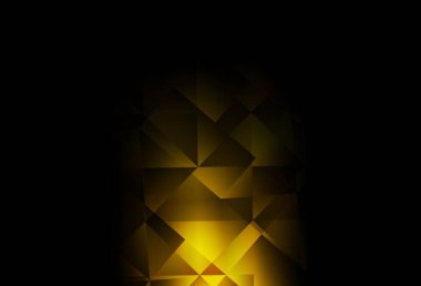 Koyu sarı vektör soyut çokgen desen. Origami tarzında gradyan ile geometrik çizim. İş tasarımınız için yepyeni bir tarz.