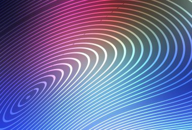 Koyu pembe, mavi vektör arkaplan ve ince çizgiler. Renkli çizgileri ve şekilleri olan bir örnek. Tasarımınız için basit şablon.