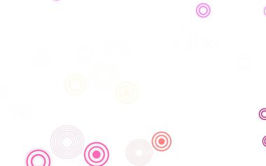 Kabarcıklı hafif çok renkli vektör arkaplanı. Renkli su damlaları olan modern soyut çizimler. Poster ve web siteleri için tasarım.