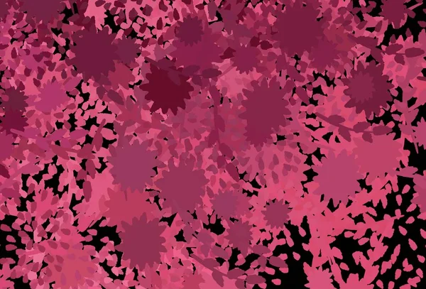 Светло Розовый Векторный Фон Абстрактными Формами Простая Красочная Иллюстрация Абстрактными — стоковый вектор