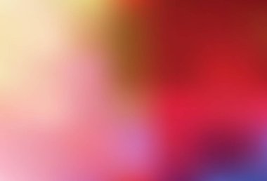 Açık Kırmızı, Sarı vektör soyut bulanık düzen. Yaratıcı illüstrasyon, yarım tonlu ve eğimli. Web siteniz için bulanık tasarım.