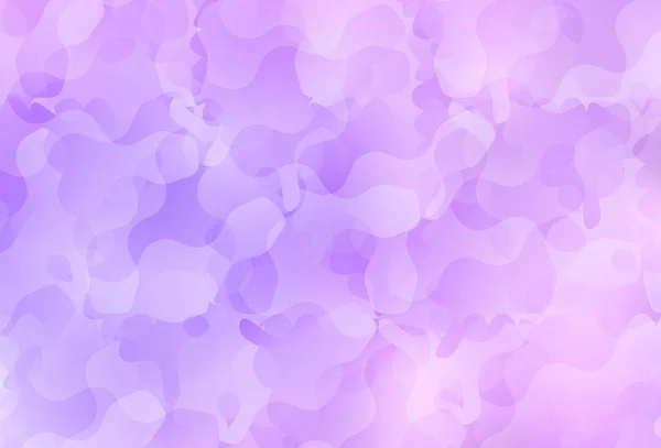 Светло Фиолетовый Векторный Фон Цветами Декоративный Дизайн Абстрактном Стиле Случайными — стоковый вектор