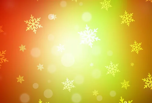 Темно Красный Желтый Векторный Узор Рождественском Стиле Красочный Дизайн Рождественском — стоковый вектор