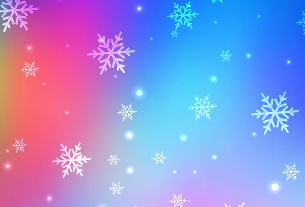 Luz Multicolor Vector Fondo Estilo Navidad Diseño Colorido Estilo Navideño — Vector de stock