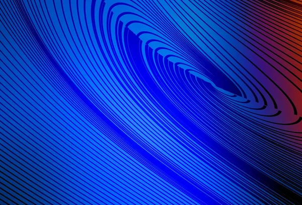 Світло Блакитний Червоний Векторний Фон Яскравими Лініями Блискуча Ілюстрація Яка — стоковий вектор