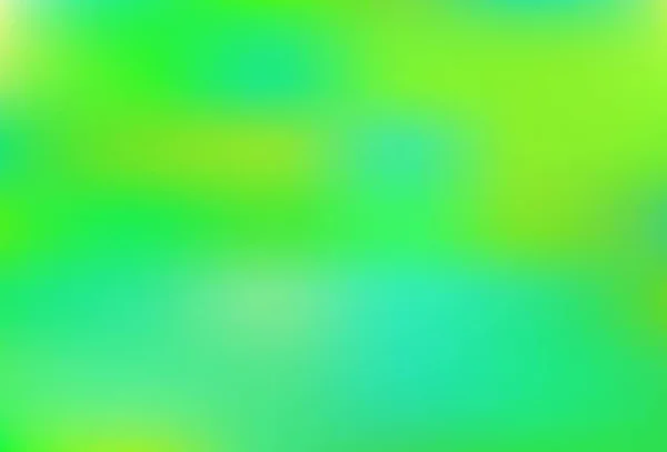 Светло Зеленый Вектор Размыл Яркую Текстуру Новая Цветная Иллюстрация Стиле — стоковый вектор