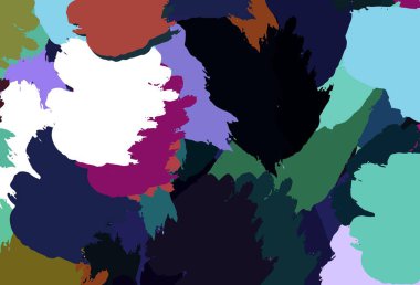 Açık yeşil, rastgele şekilli sarı vektör deseni. Soyut tarzda rengarenk gradyan şekilleri olan bir resim. Kartvizitiniz için modern tasarım.