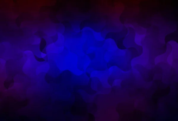 Azul Oscuro Vector Rojo Plantilla Poligonal Abstracta Ilustración Abstracta Brillante — Vector de stock