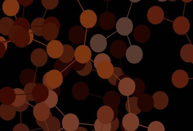 Koyu kırmızı vektör şablonu ve yapay zeka yapısı. Soyut şablondaki yapay zeka şekilleriyle parlayan illüstrasyon. Teklif verilerinin tanıtımı için akıllı tasarım.