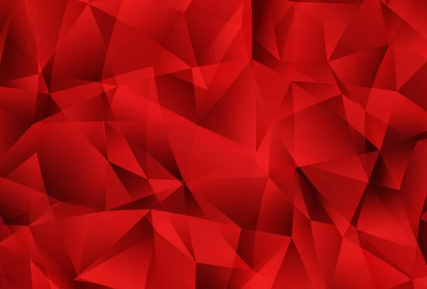 Light Red Vector Low Poly Layout Kreative Geometrische Illustration Origami — Stockvektor
