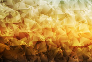 Açık mavi, sarı vektör çokgen arkaplan. Çokgen soyut çizim ve gradyan. Web siteniz için yeni bir doku.