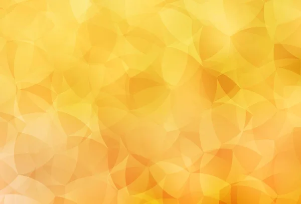 明るい黄色のベクトル勾配の三角形パターン 三角形のモダンな抽象的なイラスト ブランドブックの背景のパターン — ストックベクタ