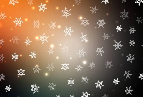 Темно Оранжевый Векторный Фон Стиле Рождества Абстрактная Градиентная Иллюстрация Красочными — стоковый вектор