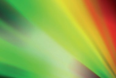 Açık yeşil, kırmızı vektör modern zarif düzen. Görüntü stili ve gradyanı olan yeni renkli çizimler. İşiniz için en iyi bulanık tasarım..