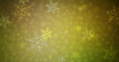 Soyut Yeni Yıl ve kar taneleriyle dolu Noel arkaplanı