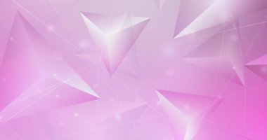 3B üçgenli soyut renkli arkaplan