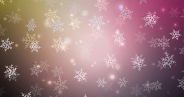 Soyut Yeni Yıl ve kar taneleriyle dolu Noel arkaplanı