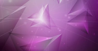 3B üçgenli soyut renkli arkaplan