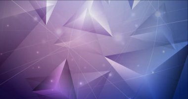 3B üçgenli soyut renkli arkaplan