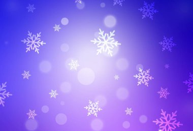 Açık Pembe, karnaval tarzında mavi vektör şablonu. Noel tarzında renkli bir tasarım ve eğilim. Bir üniversite posteri için en iyi tasarım, afiş.