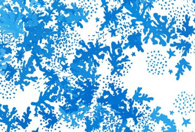 Soyut şekilli hafif BLUE vektör arkaplanı. Soyut tarzda rengarenk gradyan şekilleri olan bir resim. İşiniz için en iyi akıllı tasarım.