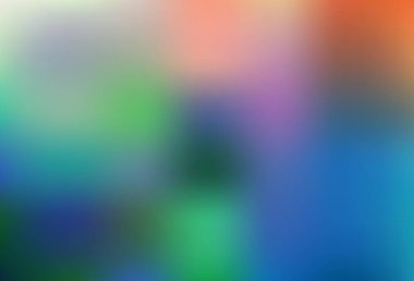 Açık mavi, sarı vektör soyut parlak şablon. Görüntü stili ve gradyanı olan yeni renkli çizimler. İşiniz için en iyi bulanık tasarım..