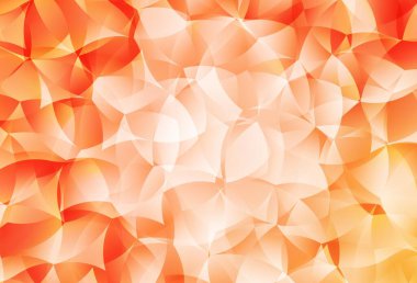 Açık Turuncu vektör soyut mozaik desen. Origami stilinde gradyan ile yaratıcı geometrik illüstrasyon. İşiniz için en iyi üçgen tasarım.