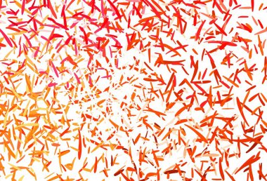 Renkli çizgileri olan açık kırmızı vektör dokusu. Çizgilerle modern geometrik soyut çizim. Reklam, kitapçıklar, broşürler için desen.